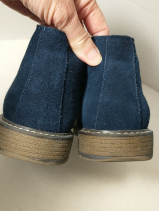 Joseph Abboud Travis Leather Chukka Boot,‎ Blue Suede, Men\'s Size 8.5 main image 9